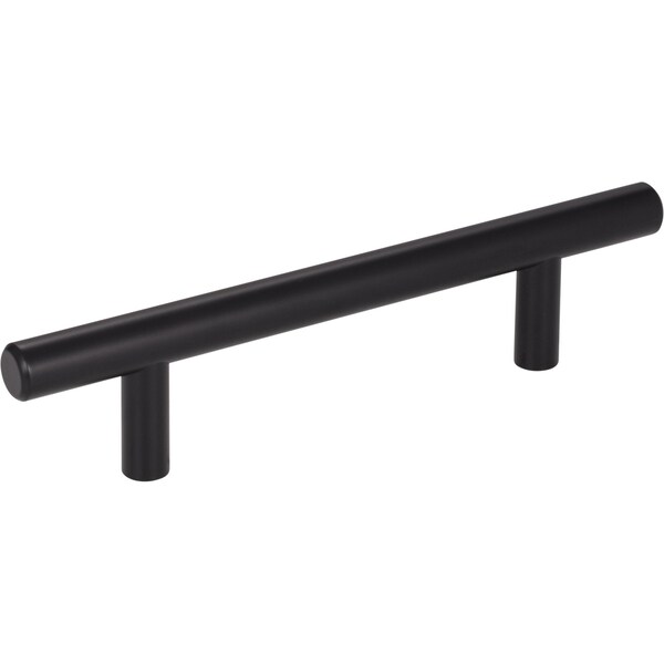 Elements 96 mm Center-to-Center Matte Black Naples Cabinet Bar Pull 156MB - main